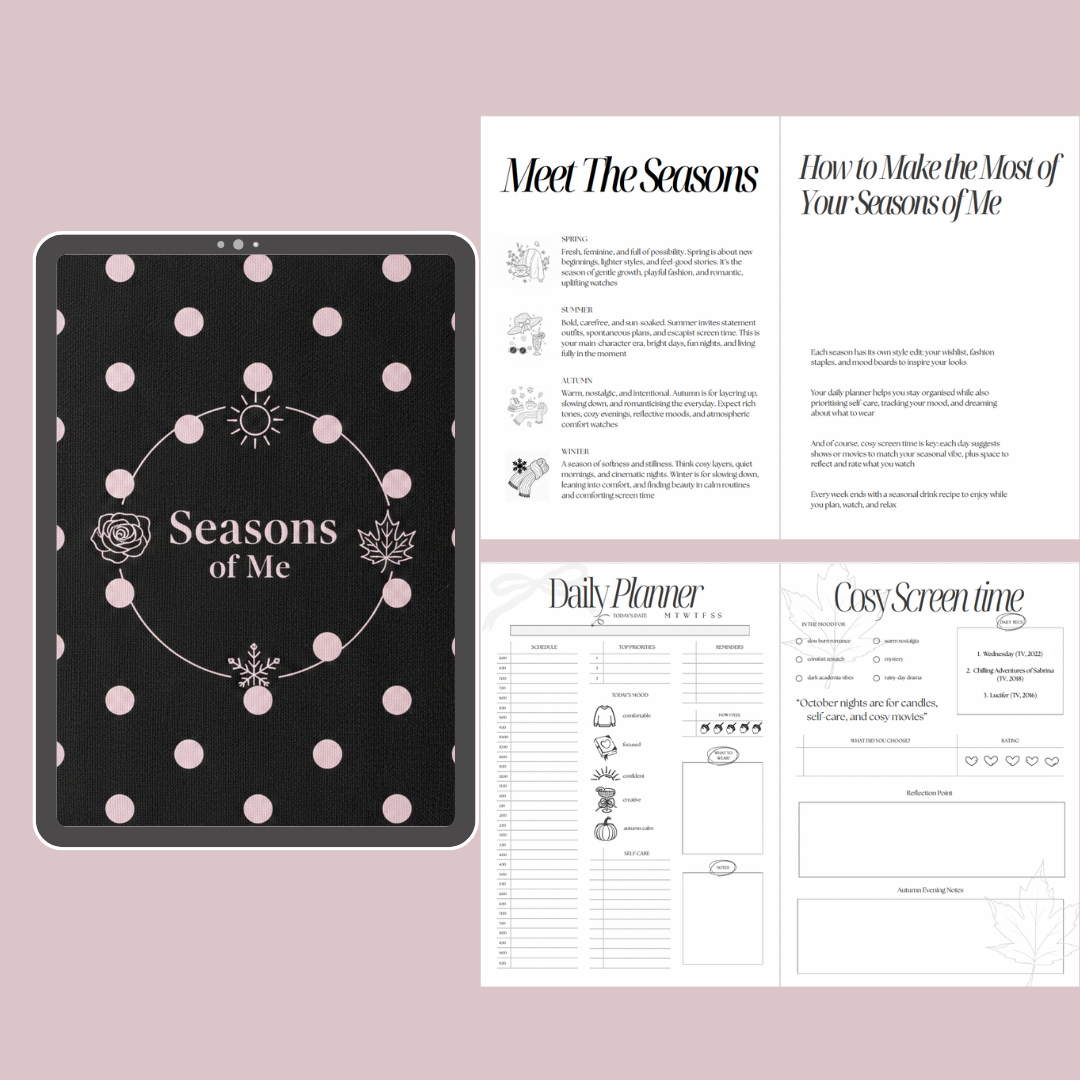 Seasons of Me Digital Planner