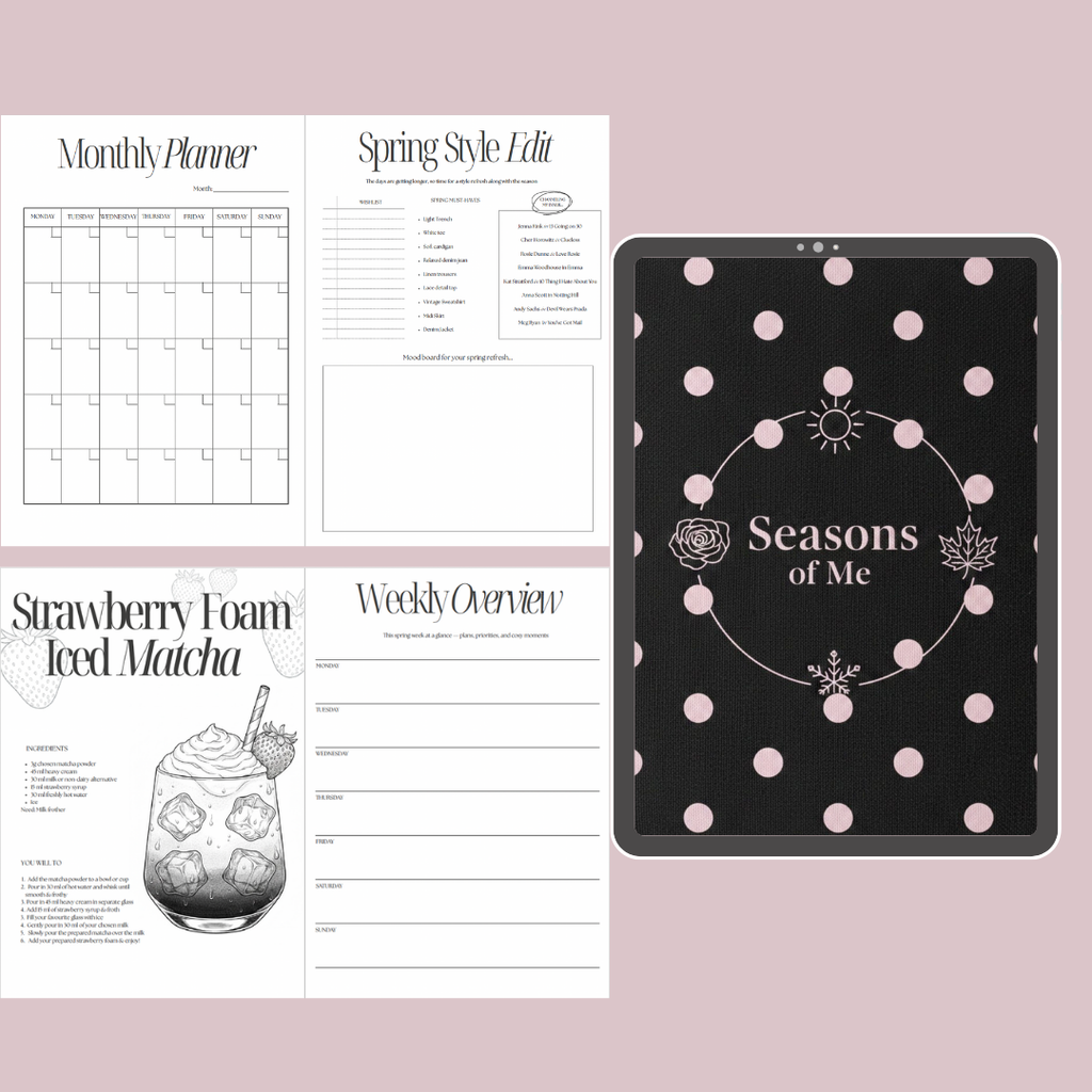 Seasons of Me Digital Planner