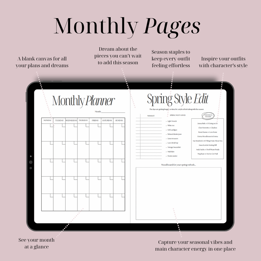 Seasons of Me Digital Planner