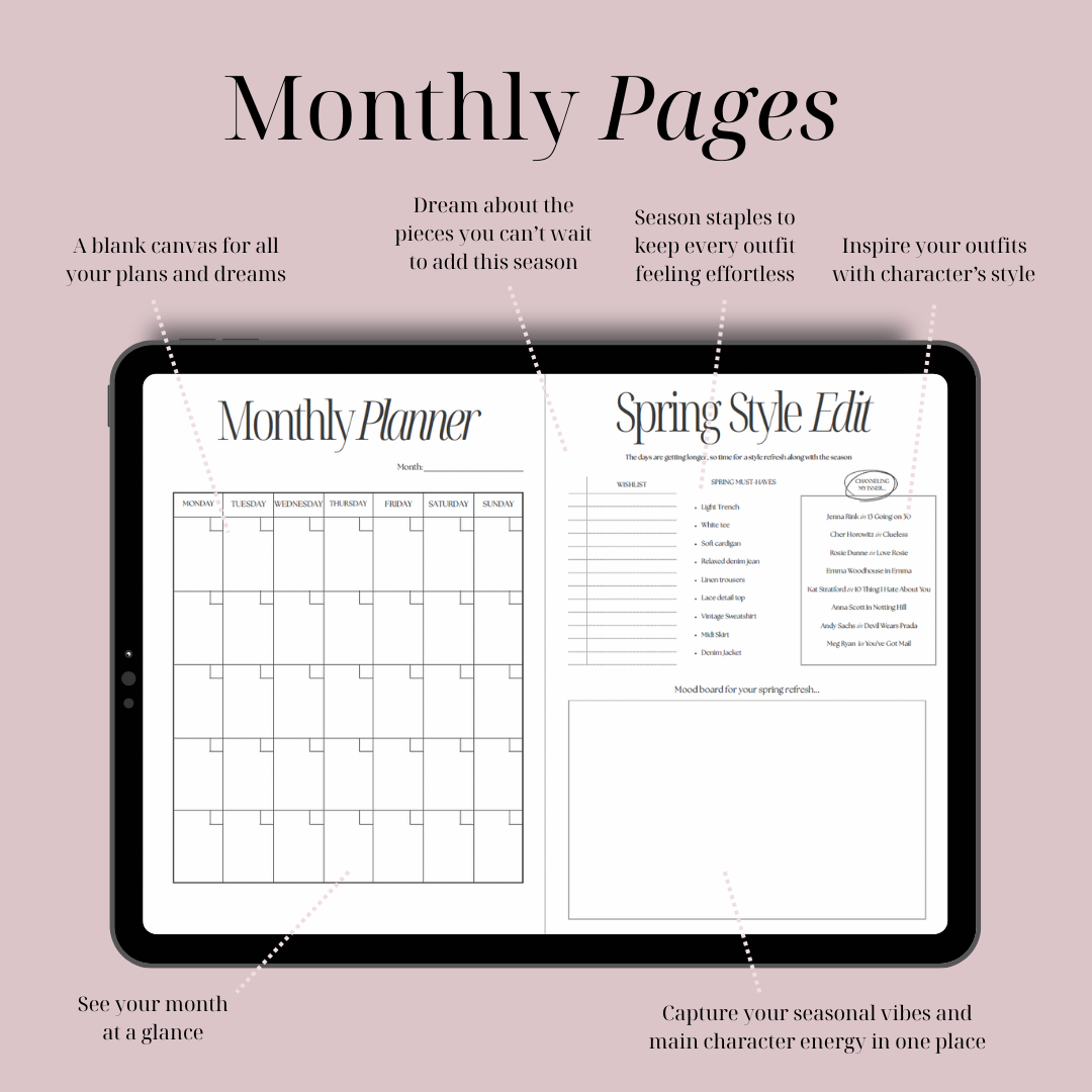 Seasons of Me Digital Planner